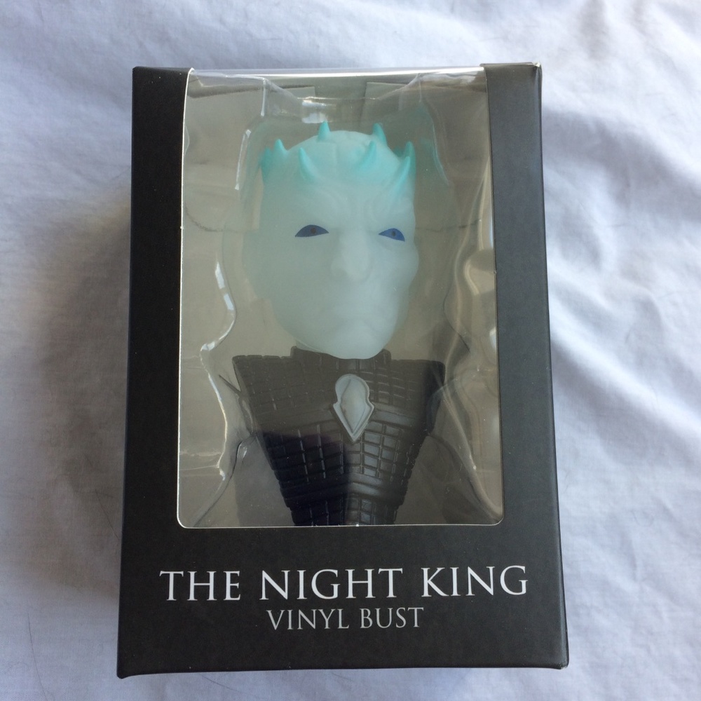 New in Box Game of Thrones Night King Figurine Vinyl Bust Fantasy Collectible